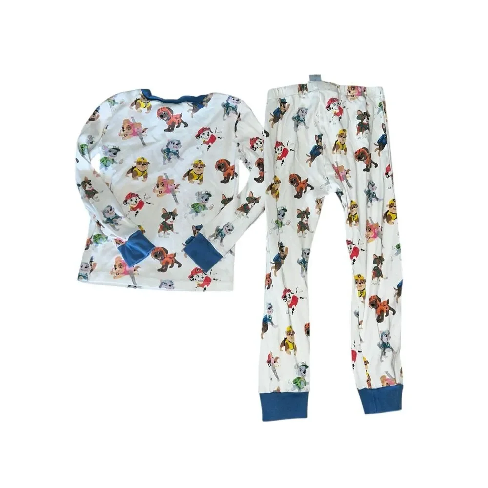 Pottery Barn Kids PAW PAW Patrol Nickelodeon Organic Cotton Pajama Set size 6 - Picture 4 of 6
